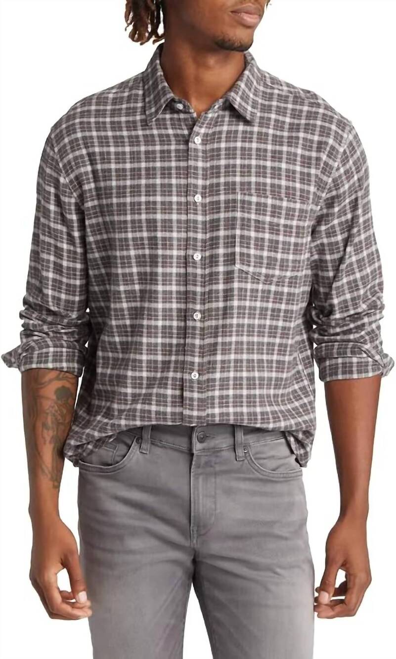 NEW RAILS sussex shirt in coffee shop